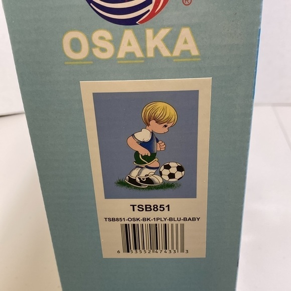 $49 New! OSAKA Super Soft Baby/ Toddler Blanket in Soccer Player Design - Picture 5 of 8